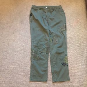 Sundance Army Green Cargo Pants